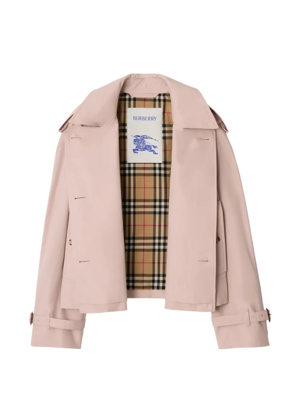 Burberry Cropped Jacket | Pink | FARFETCH