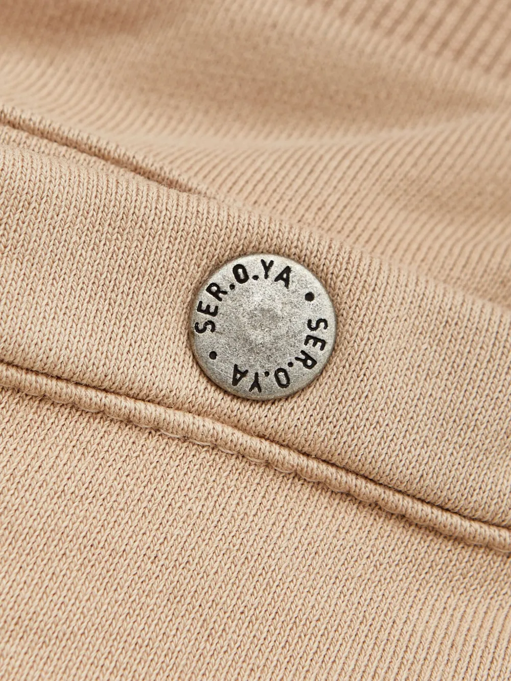 Ser.o.ya Dax Drawstring Frayed Shorts In Brown