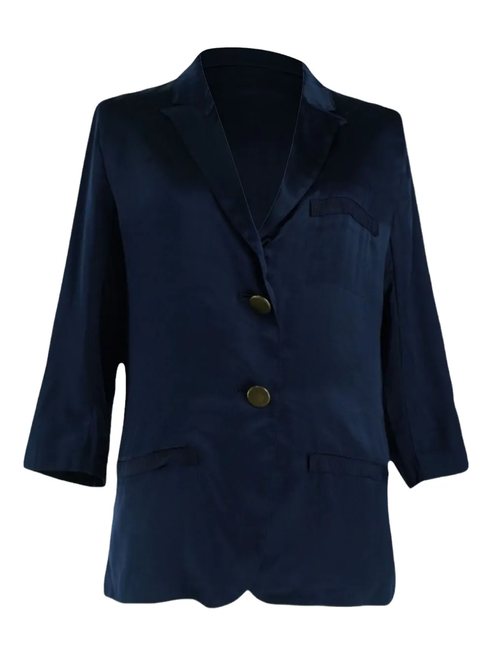 Lanvin Pre-Owned silk blazer - Blu