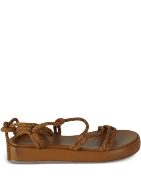 Gianvito Rossi leather flap sandals