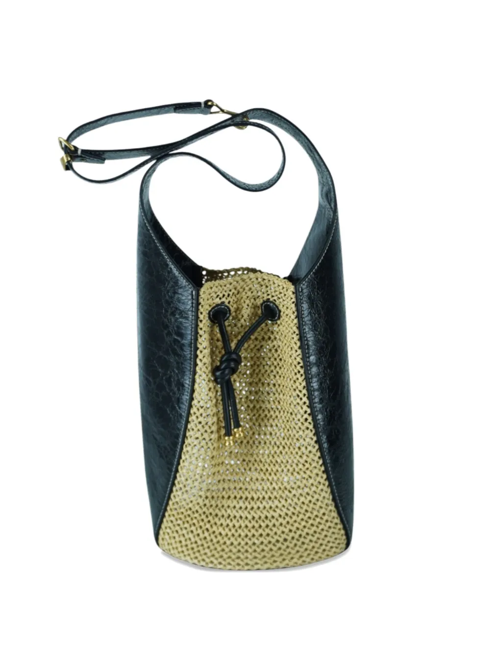 Tory Burch raffia bucket bag | Black | Image 1