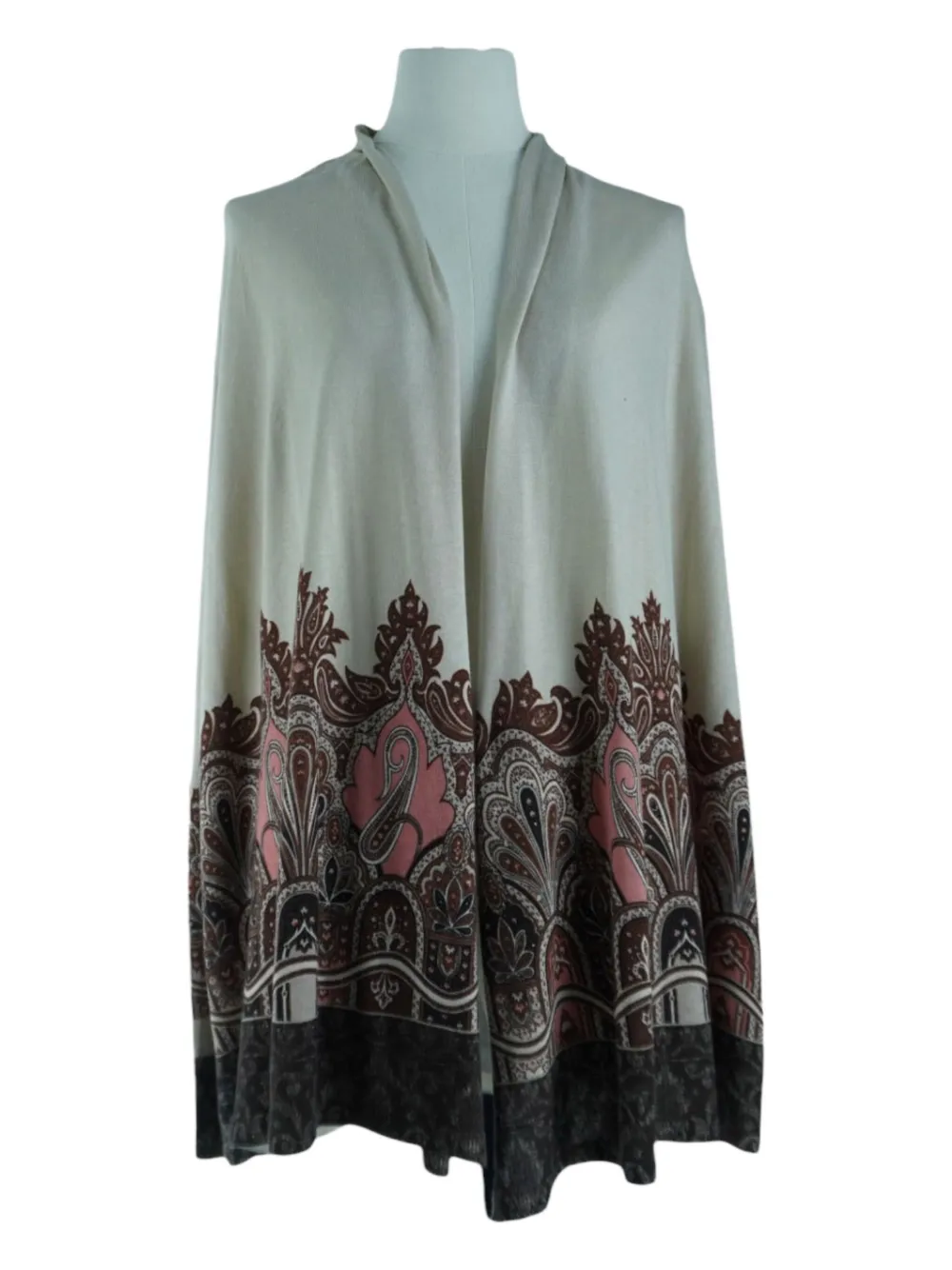 Etro Vintage printed cardigan - Toni neutri