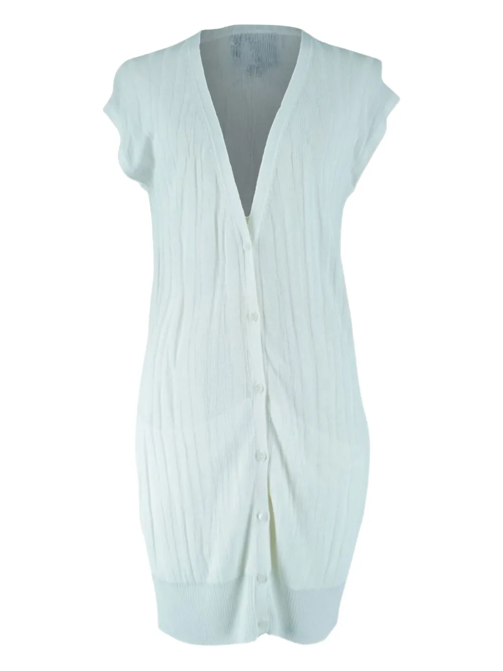 Calvin Klein Vintage button-fastening cardigan | White | Image 1