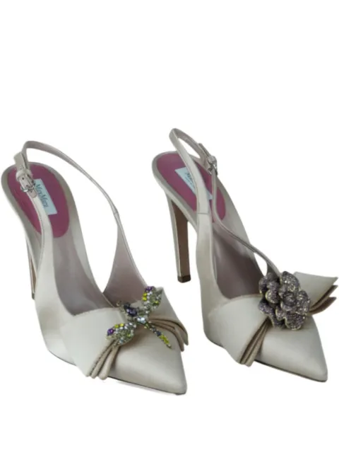 Max Mara 110mm Bussola slingback pumps