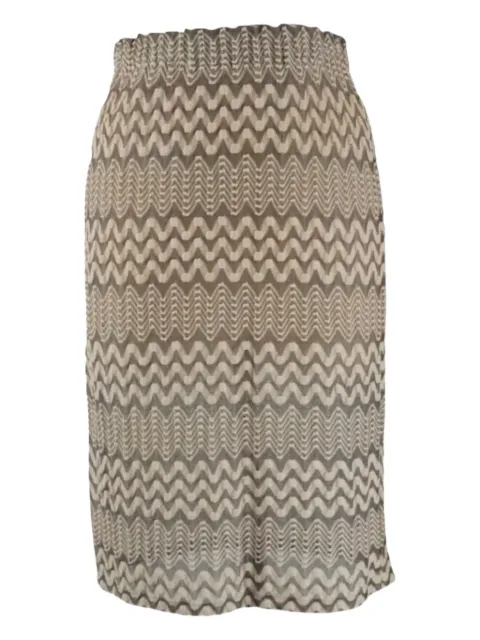 Missoni Pre-Owned Zig-Zag pencil skirt