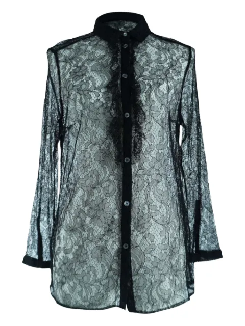 Burberry Pre-Owned lace shirt