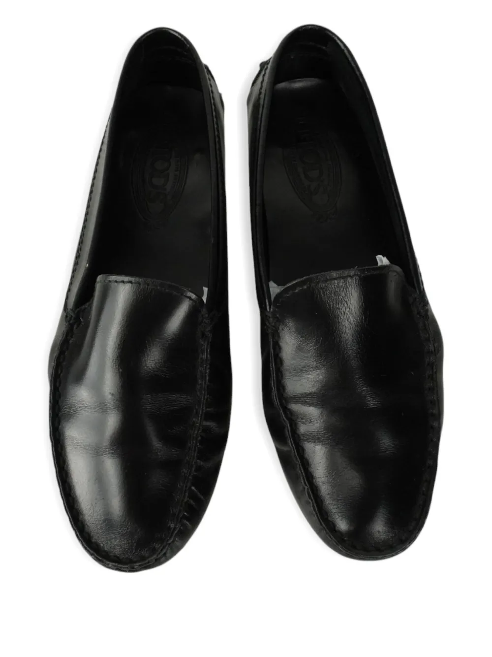 Tod's Vintage leather loafers - Zwart