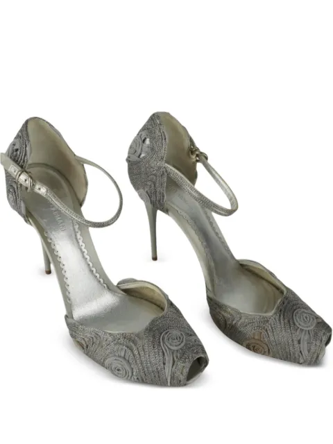 Giorgio Armani Pre-Owned ピープトゥ パンプス 100mm