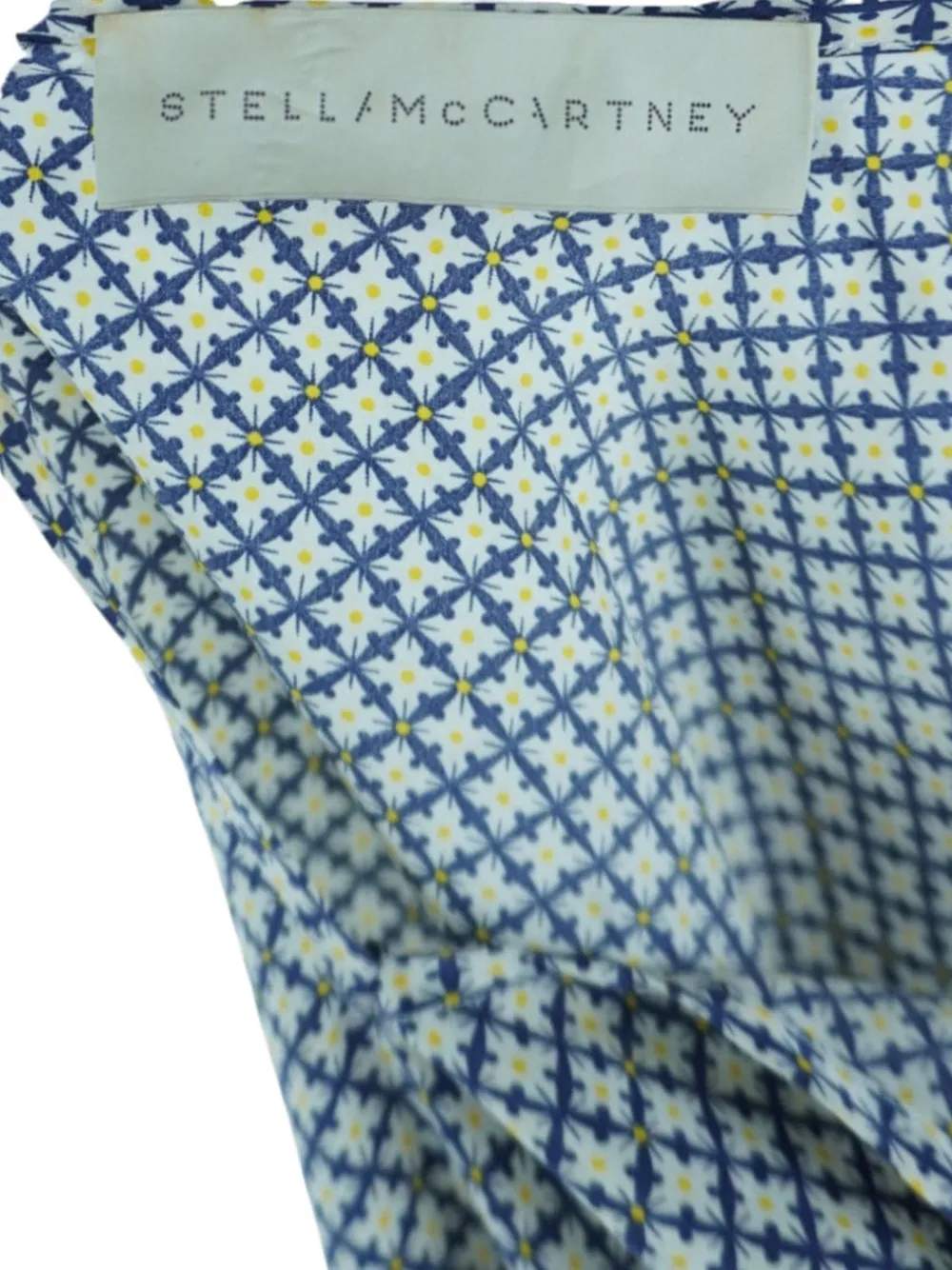 Pre-owned Stella Mccartney Patterned Trousers Set In Blue