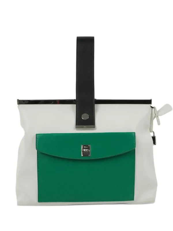 Christian Dior Pre-Owned レザーショルダーバッグ | ホワイト