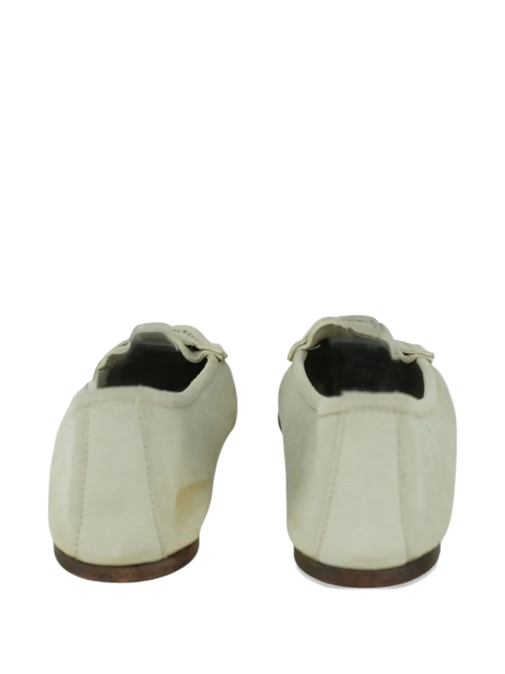 Pre-owned Loro Piana Suede Loafers In Neutral