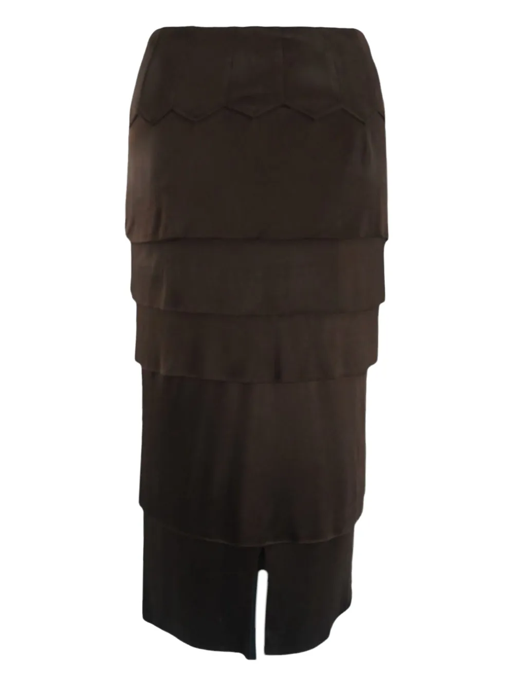 Saint Laurent Pre-Owned falda a capas | Image 2