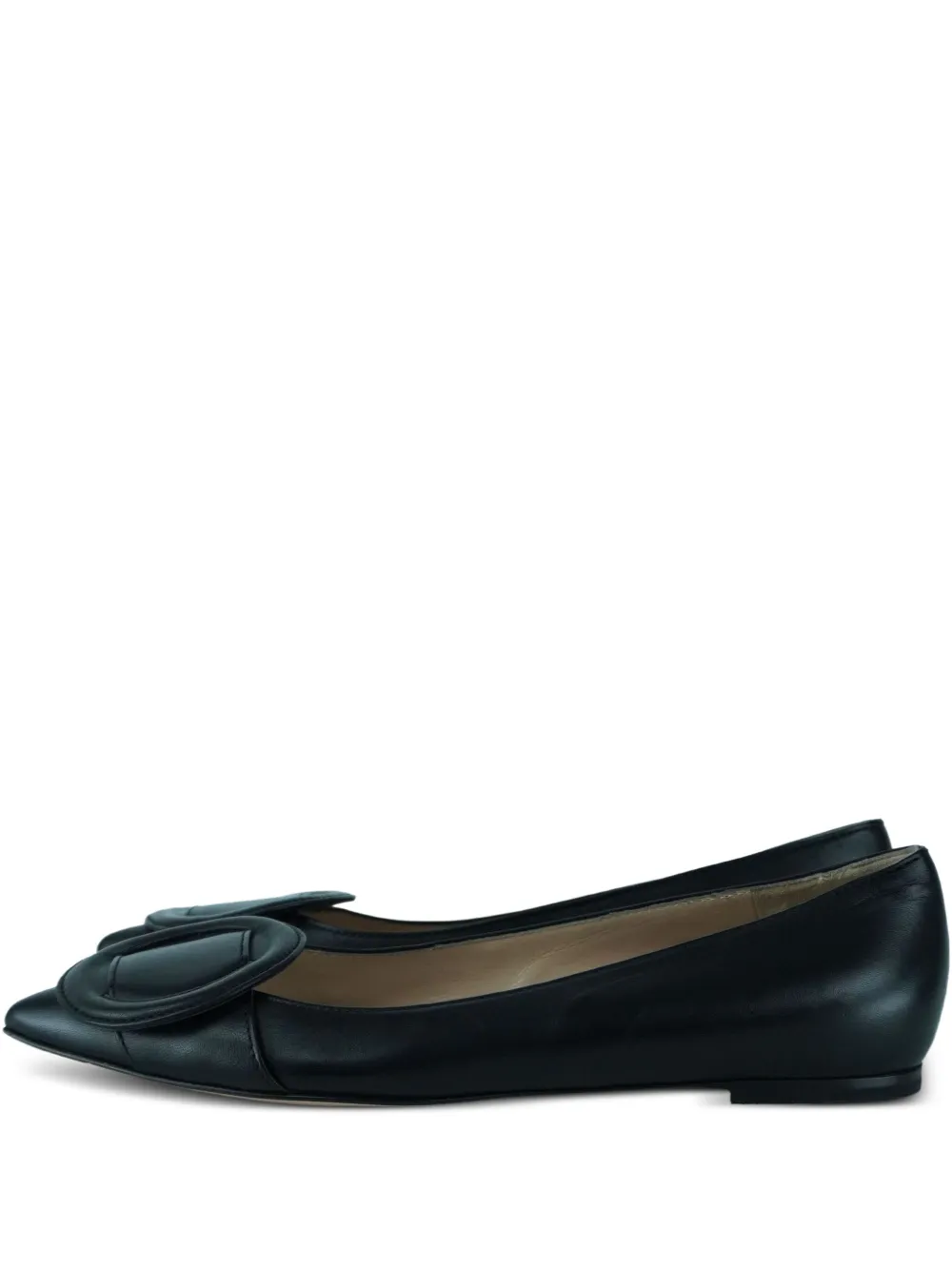 Gianvito Rossi Venezia pointed-toe flats | Black | Image 1