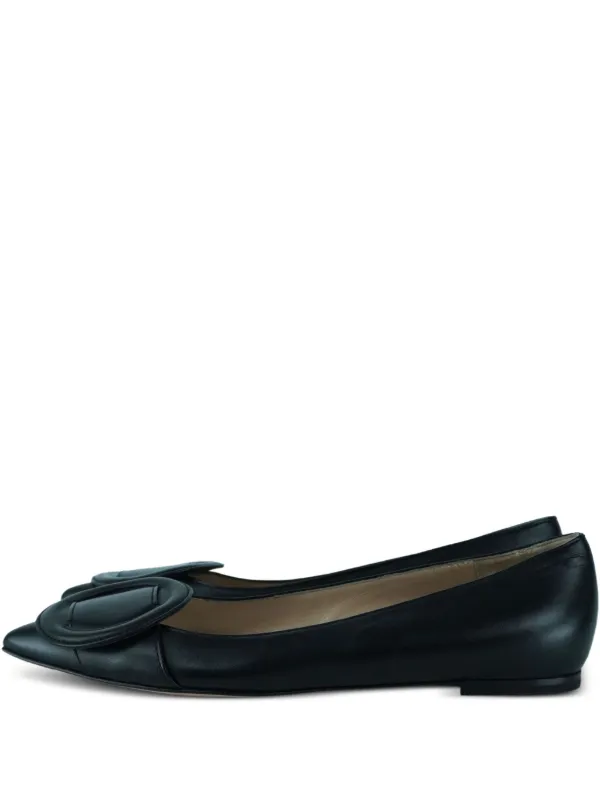 Gianvito Rossi Venezia フラットシューズ | ブラック | FARFETCH JP