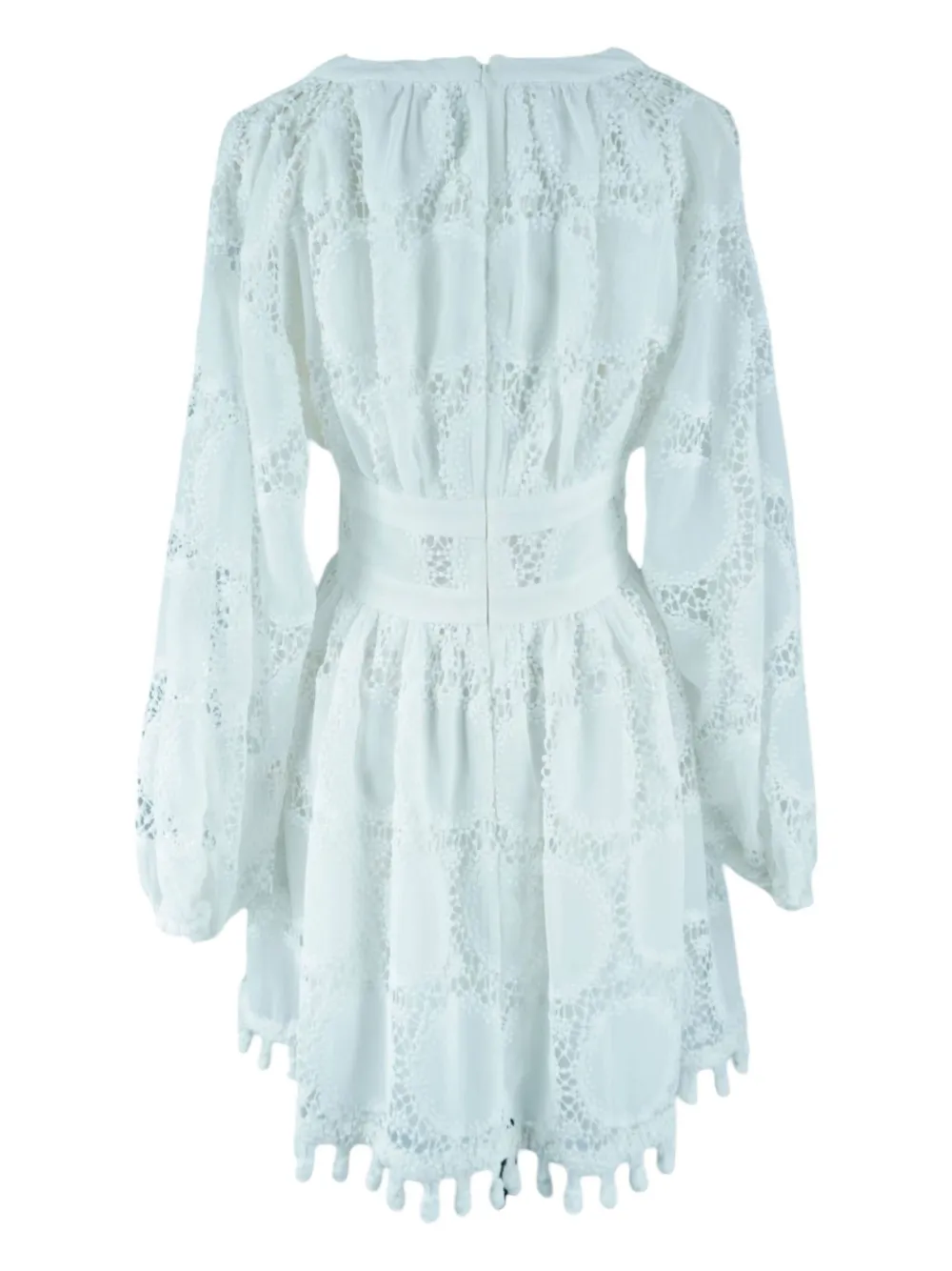 Alexis laced midi dress - Wit