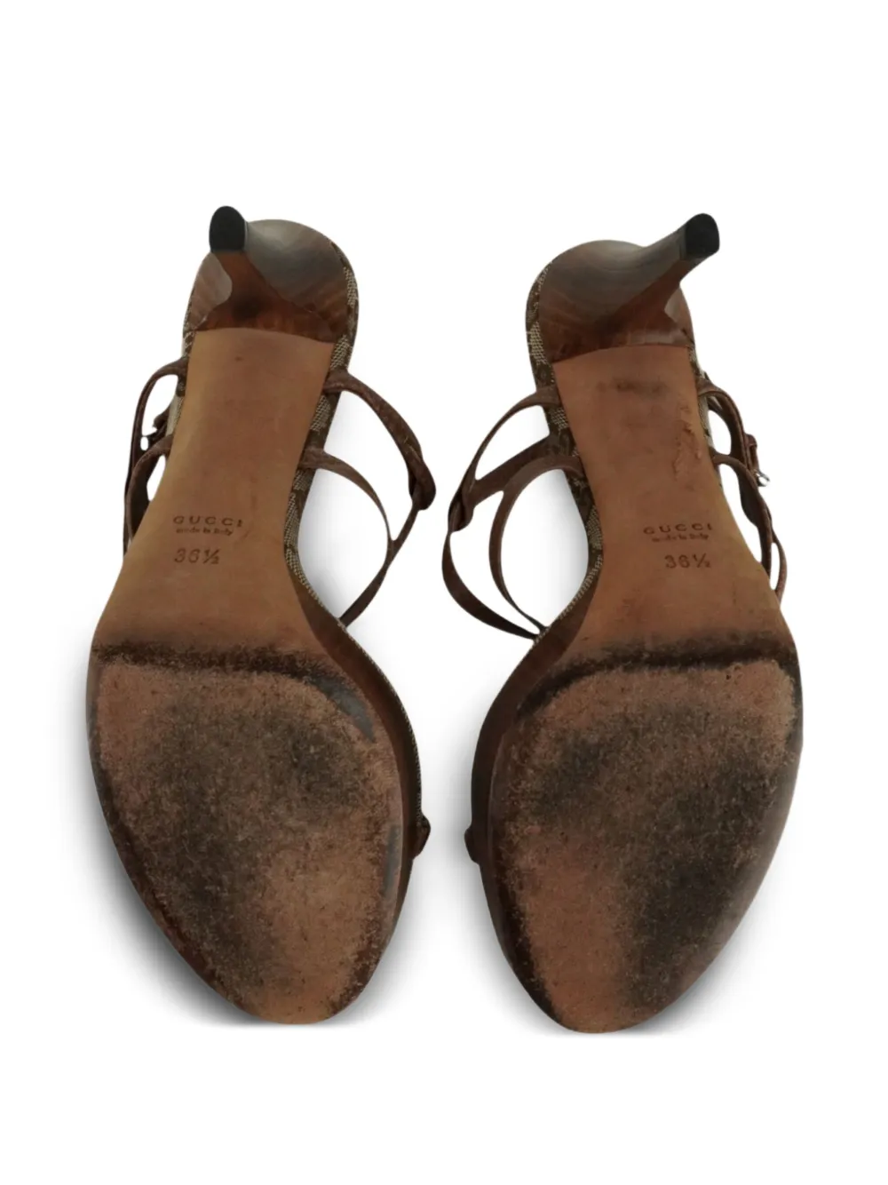 Gucci Pre-Owned Monogram Bamboo heels | Image 2