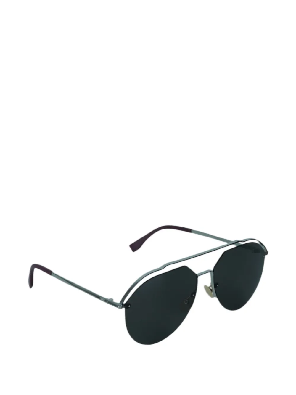 Fendi Pre-Owned geometric-frame sunglasses | Men | Image 2