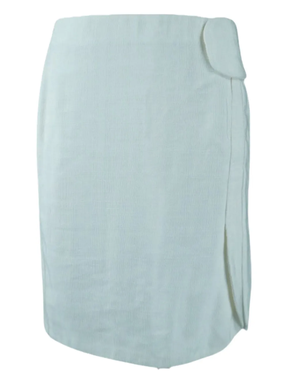 Emporio Armani Pre-Owned zip fastening skirt - Wit