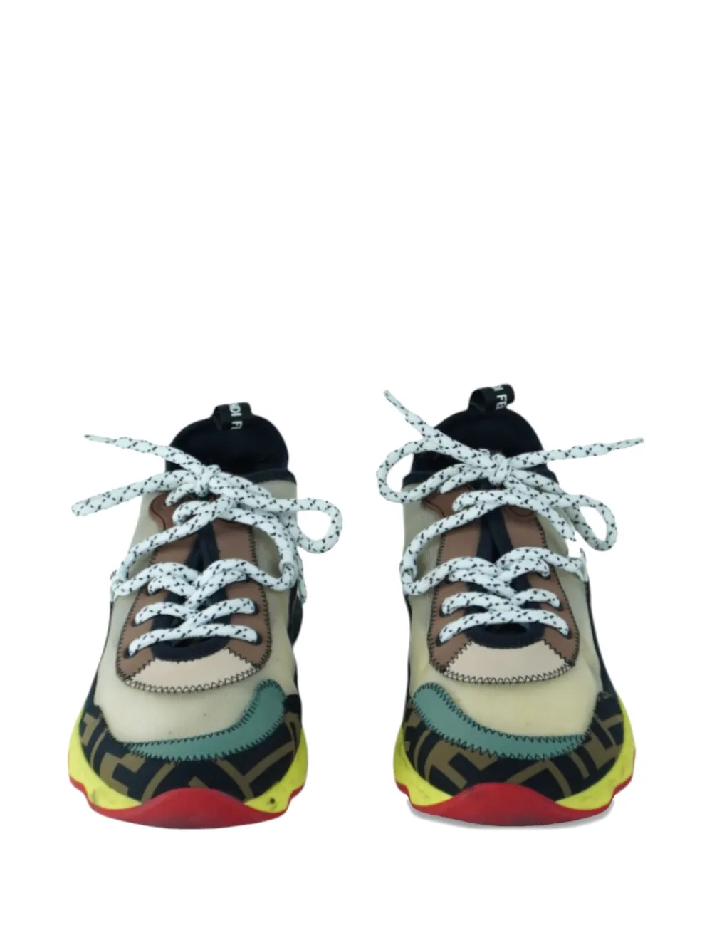 Fendi Pre-Owned Freedom FF Patchwork sneakers - Wit