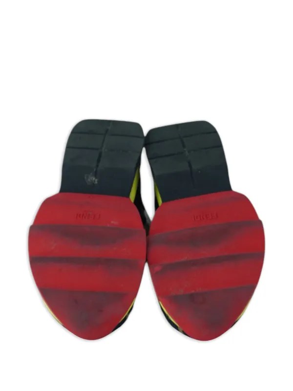 Fendi Pre-Owned Freedom FF Patchwork Sneakers | White | FARFETCH