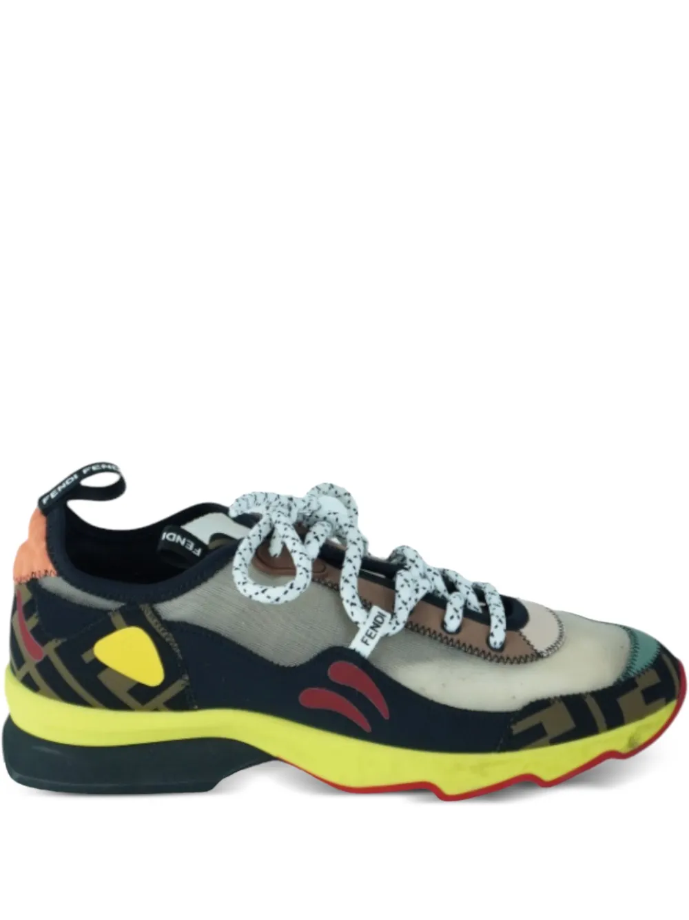 Fendi Pre-Owned tenis Freedom FF Patchwork | blanco | Image 1