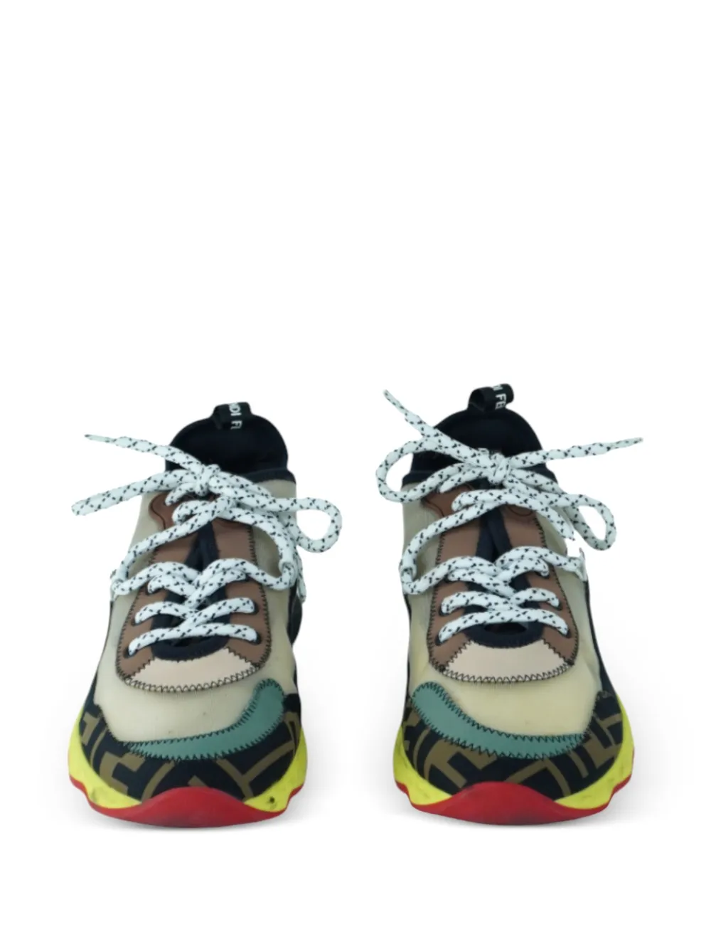 Fendi Pre-Owned tenis Freedom FF Patchwork | Image 2