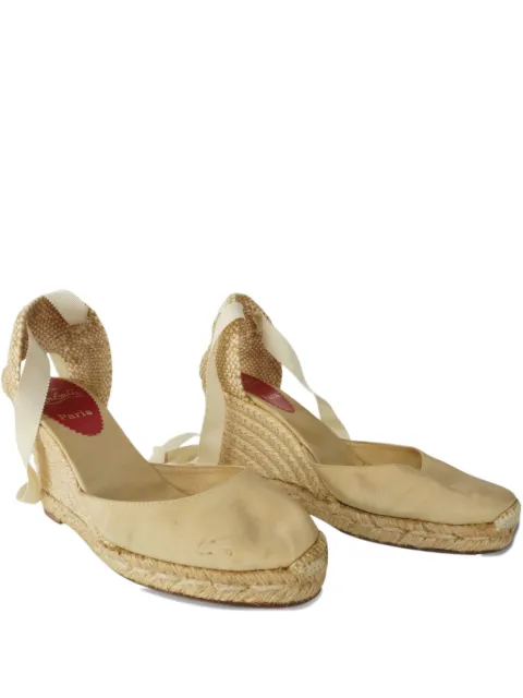 Christian Louboutin Pre-Owned leather espadrilles