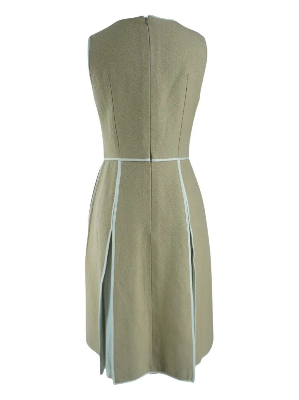 Fendi Pre-Owned pleated midi dress - Beige