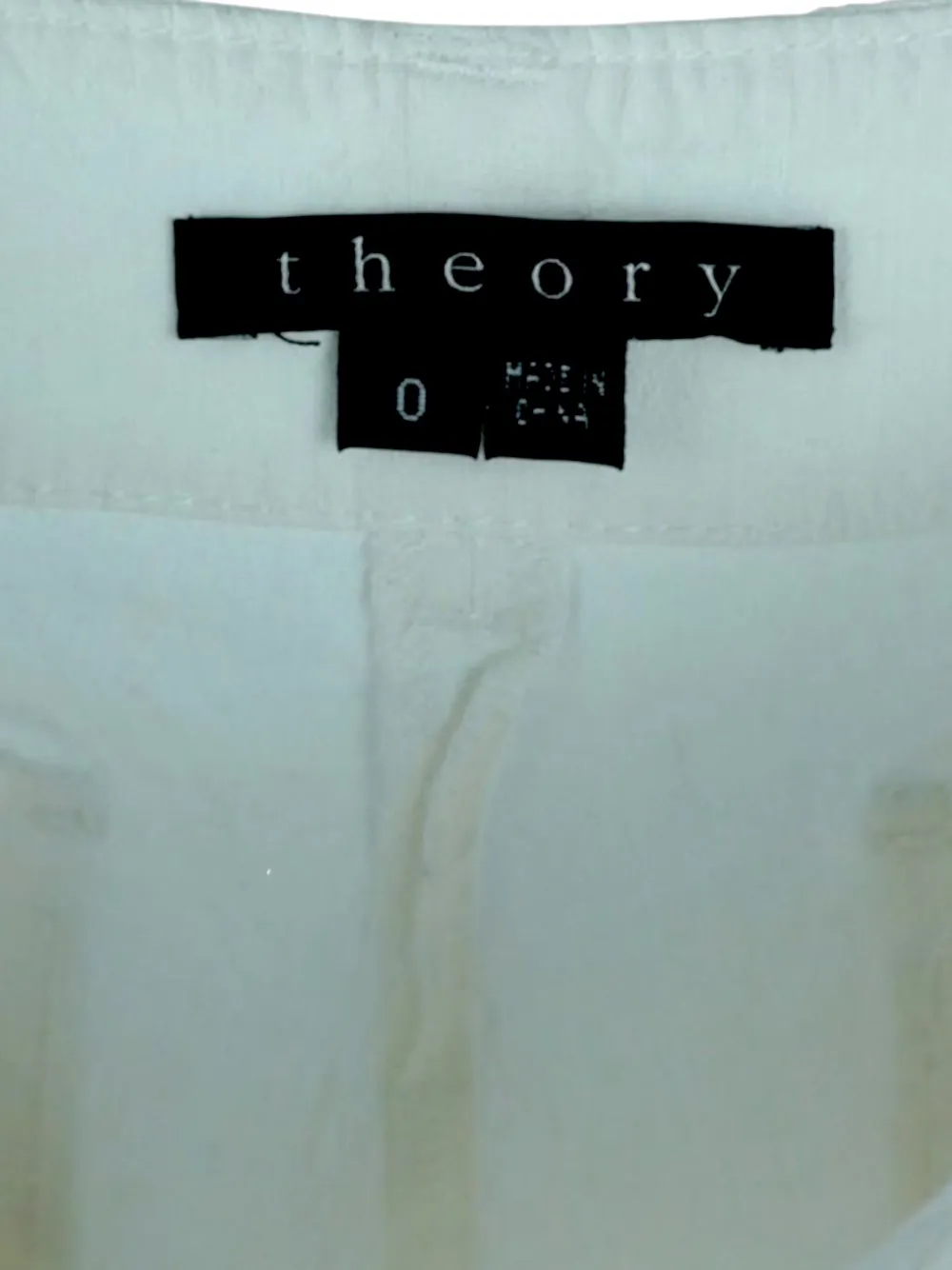  Theory Linen Cargo Pants - White 