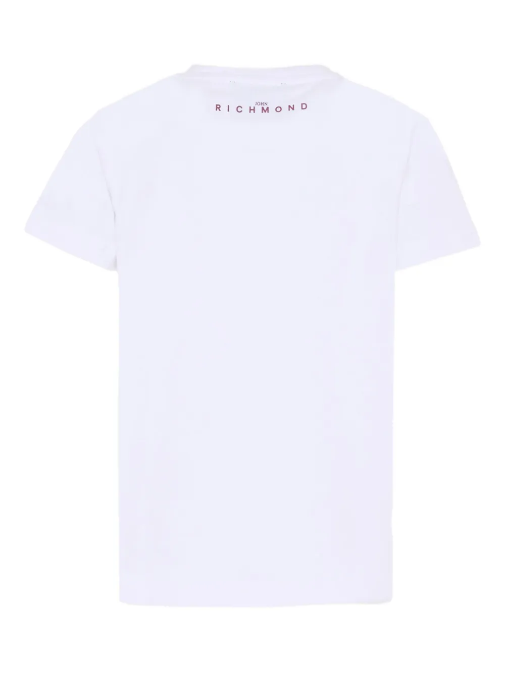 John Richmond Junior T-shirt met applicatie Wit