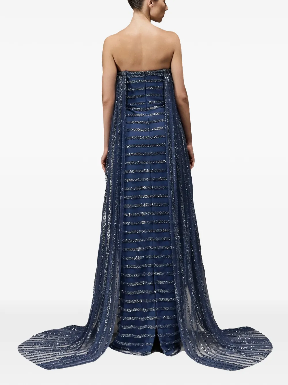 Crystal-Embellishment Maxi Dress