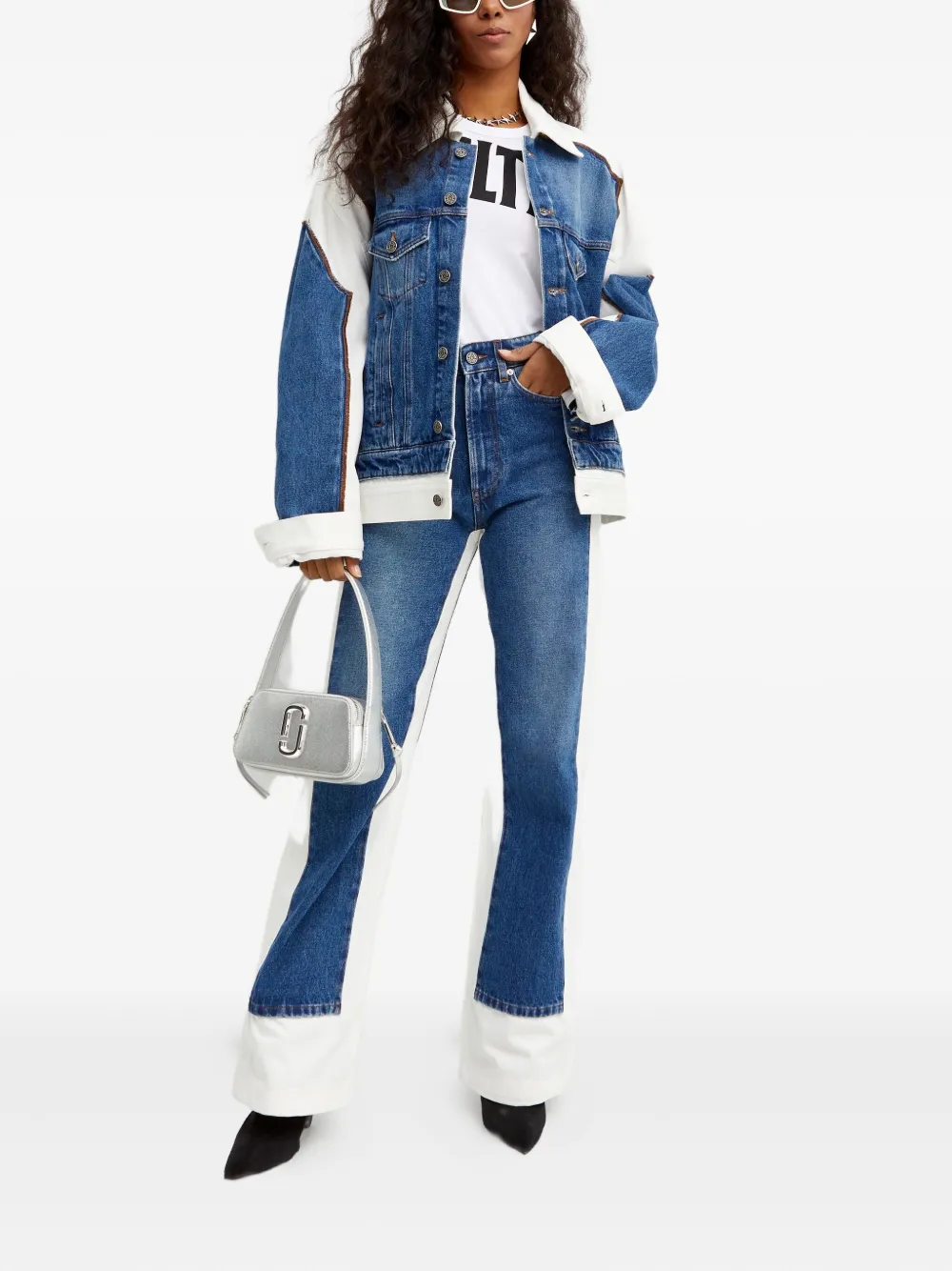 Jean Paul Gaultier Button-fastening Jacket In Blue