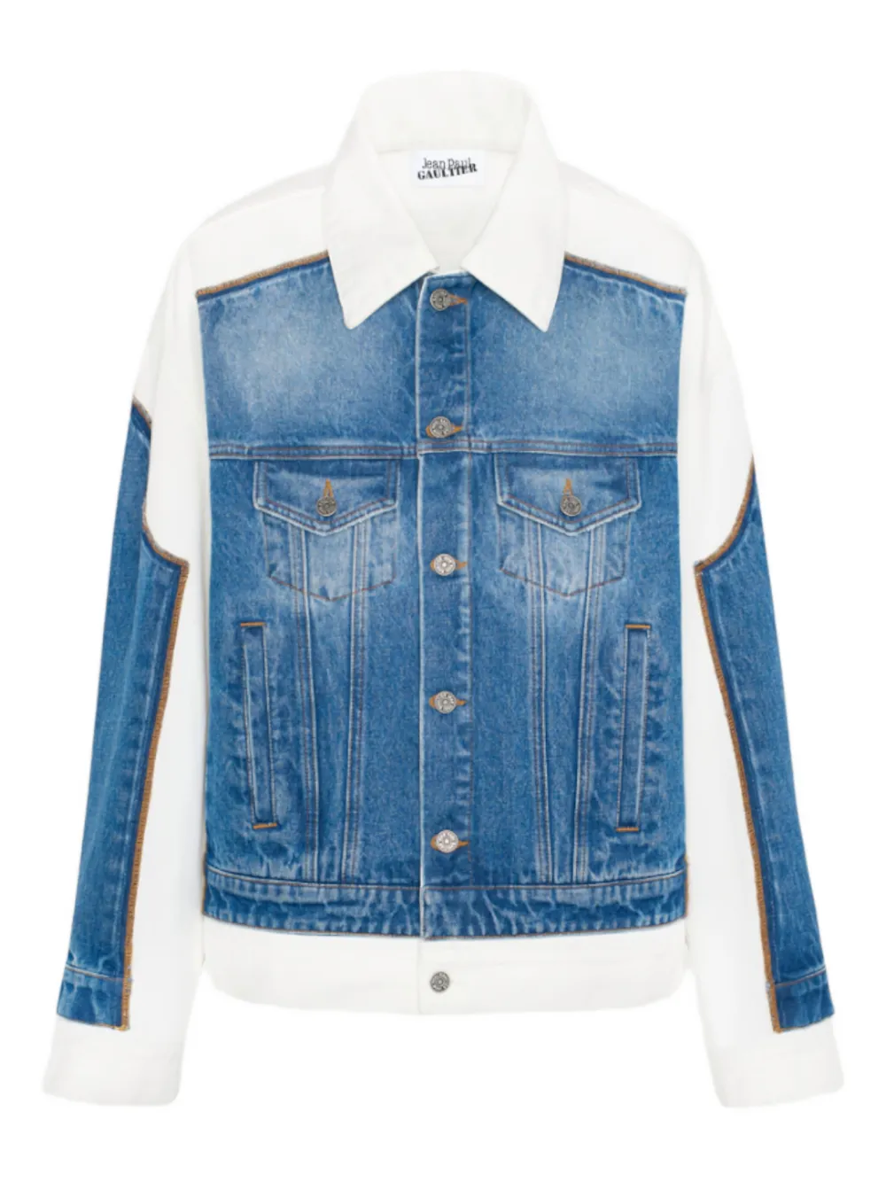 Jean Paul Gaultier Button-fastening Jacket In Blue