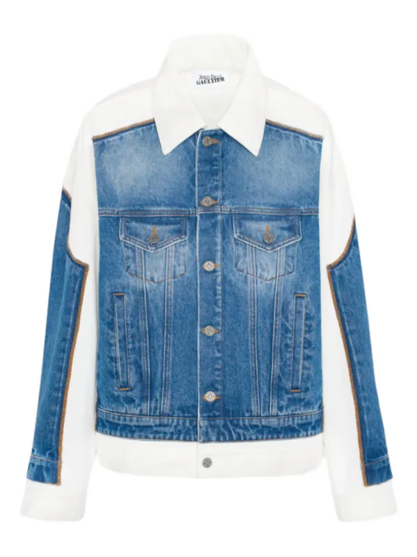 Jean Paul Gaultier Button-fastening Jacket in Blue