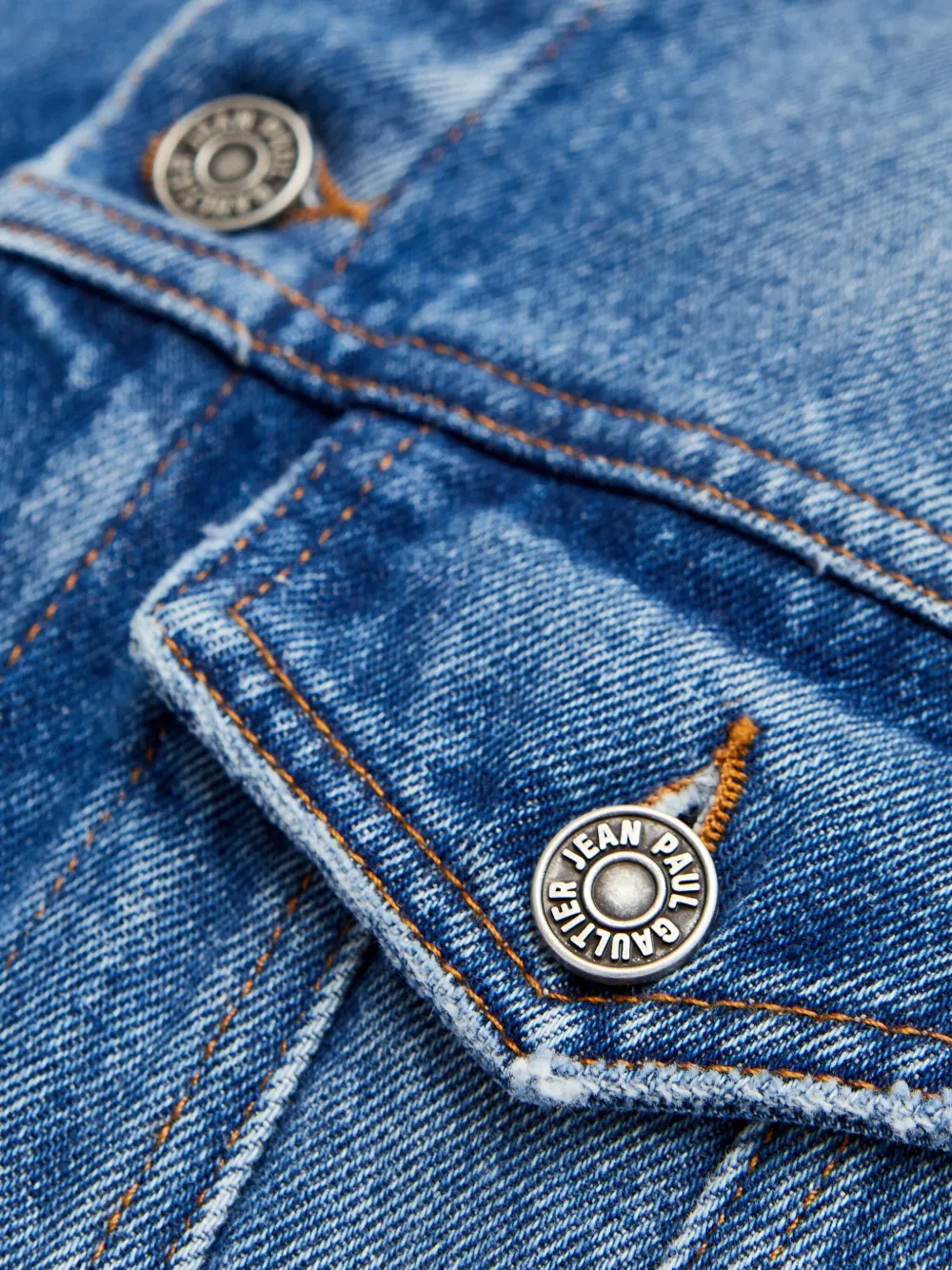 Jean Paul Gaultier Button-fastening Jacket In Blue