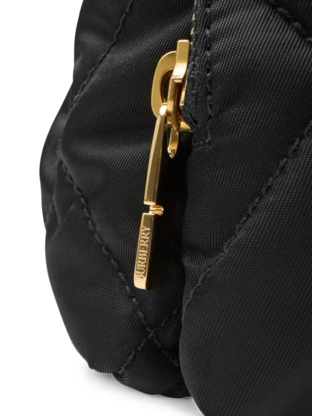 Burberry Horseshoe gewatteerde rugzak Zwart