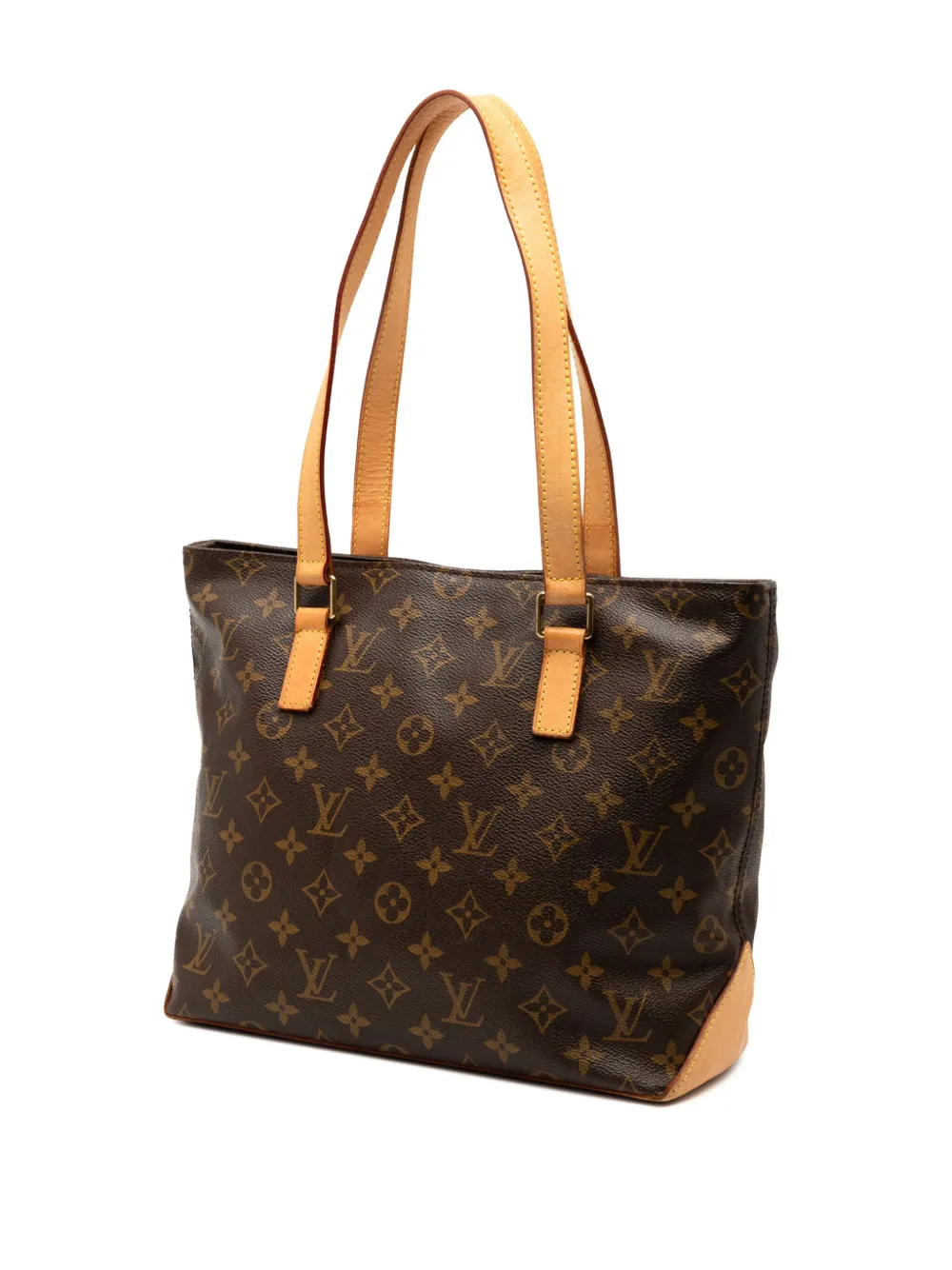 Pre-owned Louis Vuitton 2006 Monogram Cabas Piano Tote Bag In Brown