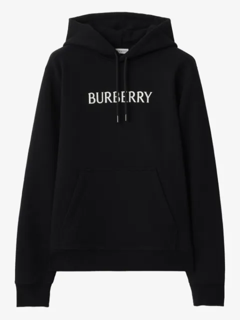 Burberry logo cotton hoodie