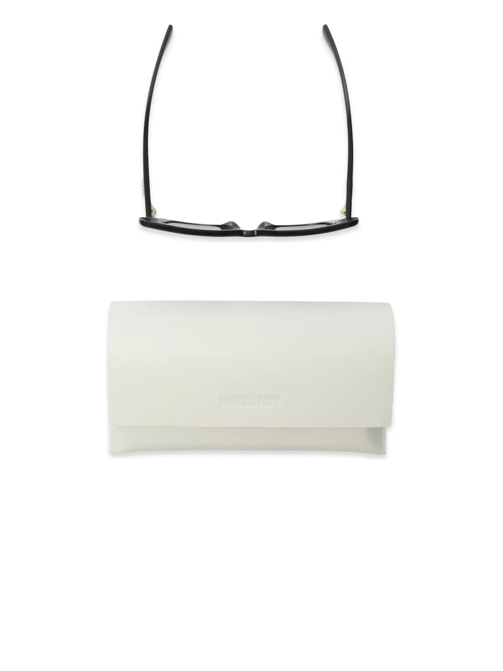 Burberry Zonnebril met logodetail Zwart