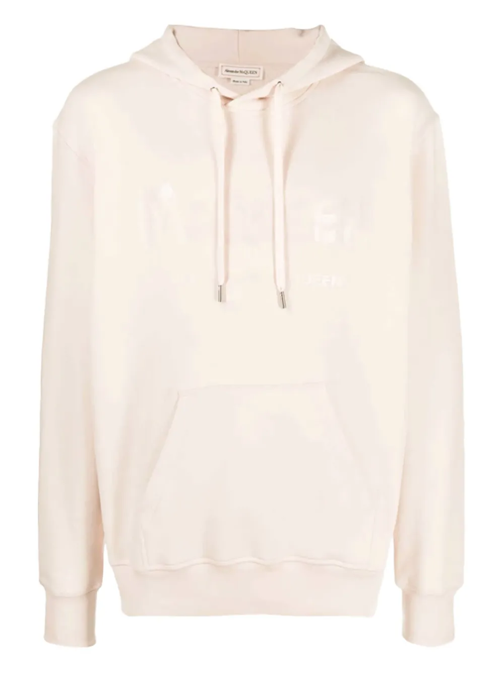 Alexander McQueen hoodie de algodón | rosado | Image 1