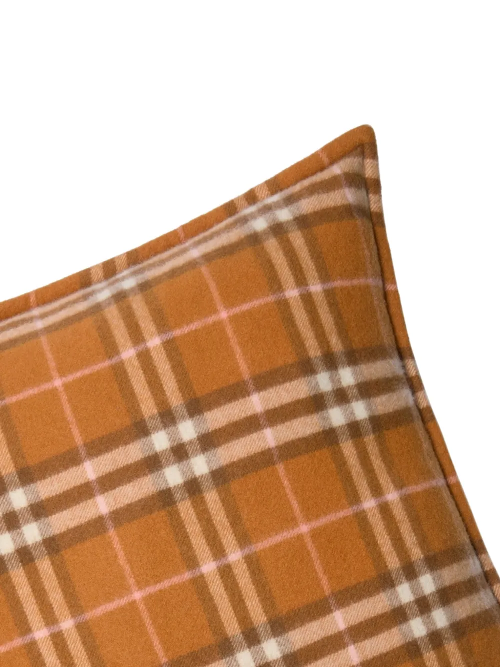Burberry checked cashmere cushion (52cm x 52cm) | Cushions | Image 2