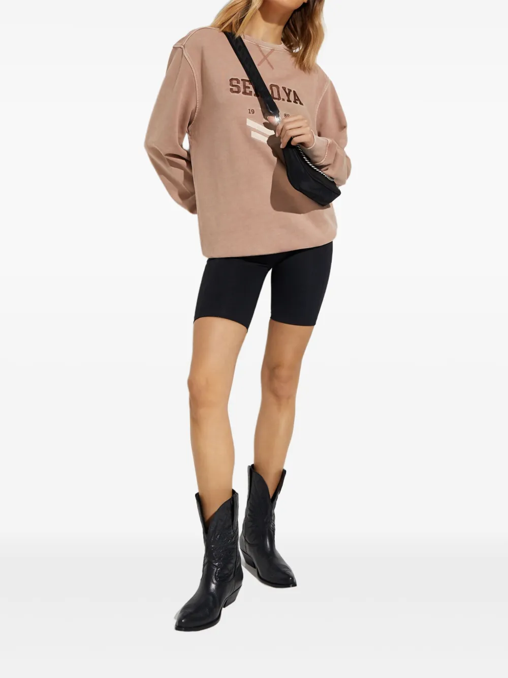 Ser.o.ya Issac Crew-neck Sweater In Brown