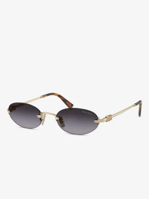 Miu Miu Eyewear lentes de sol con armazón ovalada