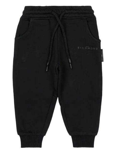 John Richmond Junior pants con cordones en la pretina y logo