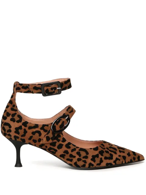 Giuliano Galiano Pumps mit Leoparden-Print