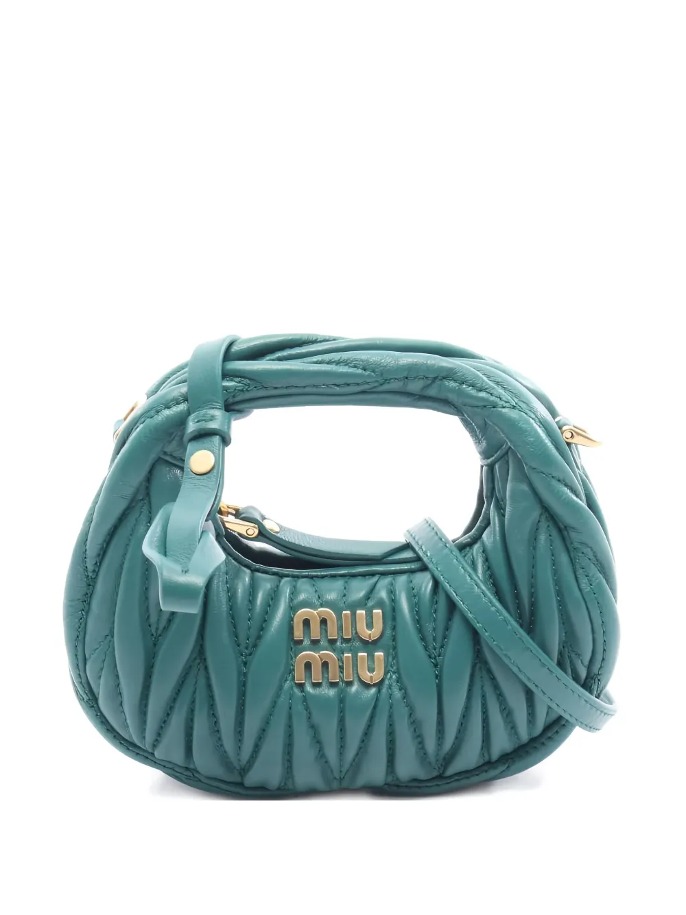Miu Miu Pre-Owned 2020s Wander Micro handbag | Blue | Image 1