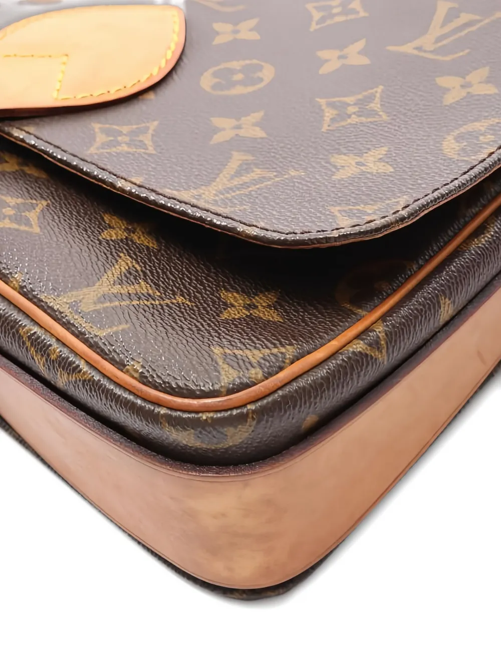 Louis Vuitton Pre-Owned 1994 Cartouchiere GM schoudertas met monogram Bruin