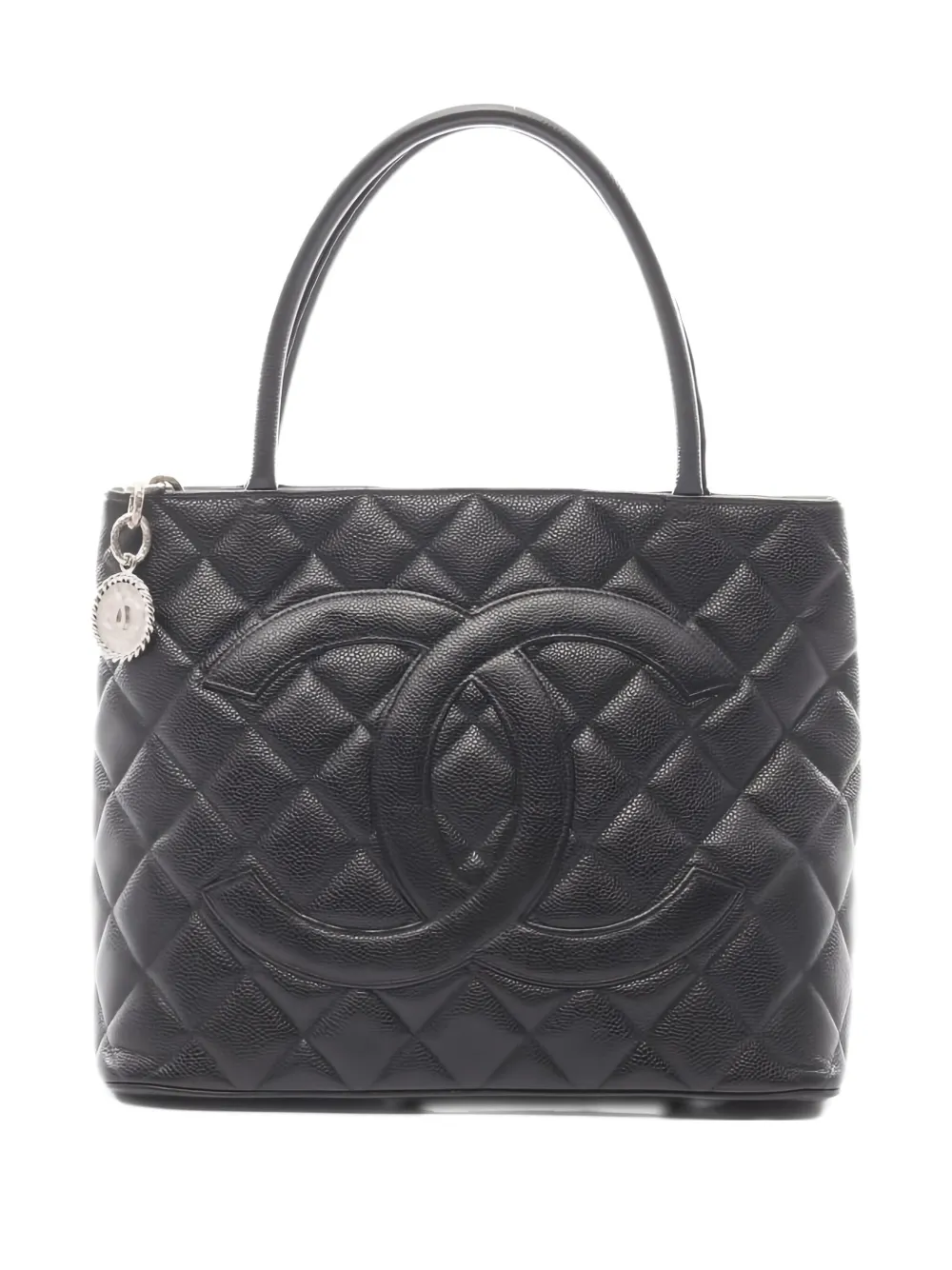 CHANEL Pre-Owned 2000-2002 quilted reissue tote handbag - Nero