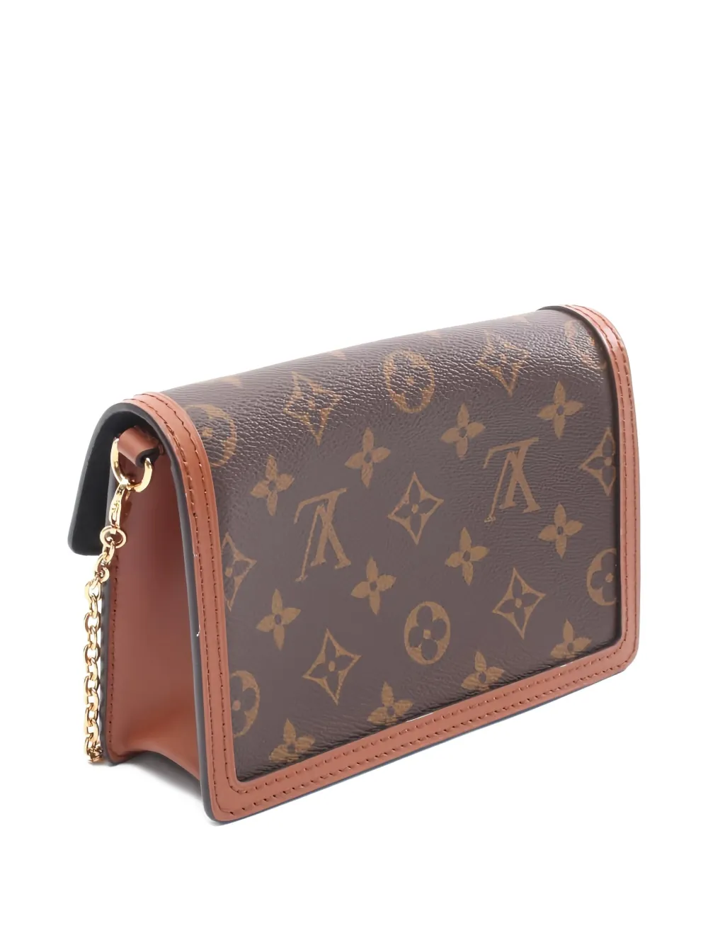 Louis Vuitton Pre-Owned 2021 Dauphine Chain Wallet monogram clutch bag | Pre-Owned | Image 2
