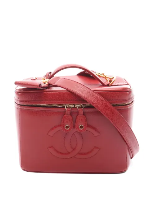 CHANEL Pre-Owned small 1997-1999 Coco Mark caviar-leather tote bag